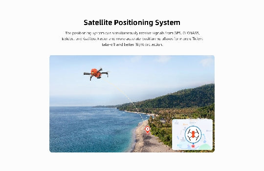 FIMI Mini 3 SE Drone, 250g Lightweight, 4K/30fps Video,  3-Axis Gimbal, 9km Range, Orange, 2 Inteligent Flight Battery