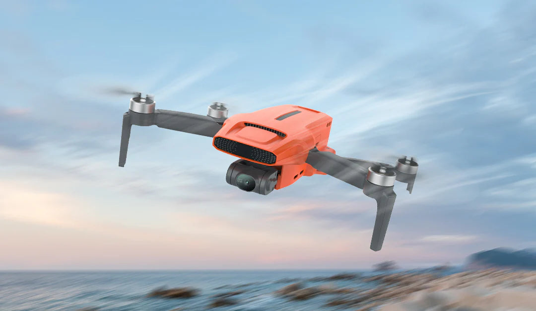FIMI Mini 3 Drone, 250g Lightweight, 4K/30fps Video,  3-Axis Gimbal, 9km Range, Orange, night vision function, 1 Inteligent Flight Battery