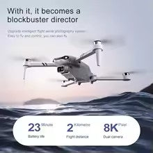 4DRC F10 GPS Drone with 4K Dual Cameras, 23-Minute Flight Time, GPS Return, Foldable Design