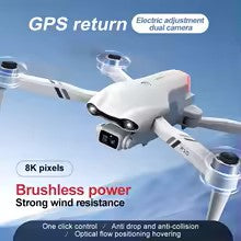 4DRC F10 GPS Drone with 4K Dual Cameras, 23-Minute Flight Time, GPS Return, Foldable Design
