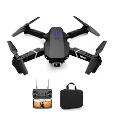 Drone E88 4K Wide-Angle HD 1080P Camera WiFi FPV Height Hold Foldable RC Drone Quadrotor Helicopter Children's Toys