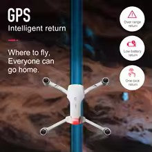 4DRC F10 GPS Drone with 4K Dual Cameras, 23-Minute Flight Time, GPS Return, Foldable Design