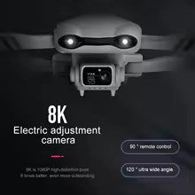4DRC F10 GPS Drone with 4K Dual Cameras, 23-Minute Flight Time, GPS Return, Foldable Design