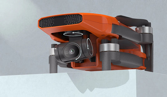 FIMI Mini 3 Drone, 250g Lightweight, 4K/30fps Video,  3-Axis Gimbal, 9km Range, Orange, night vision function, 1 Inteligent Flight Battery