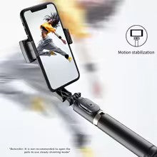 Roreta Gimbal Stabilizer Selfie Stick Foldable Wireless Tripod with Bluetooth Shutter Monopod