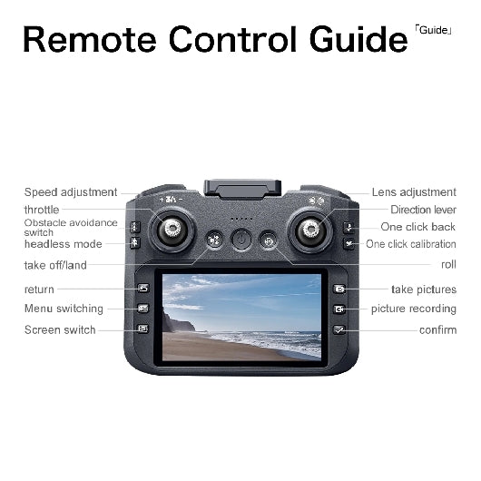 GT8 Rc Drone Profesional HD Dual Camera With Screen FPV WIFI Brushless Motor Obstacle Avoidance FPV Quadcopter Toys