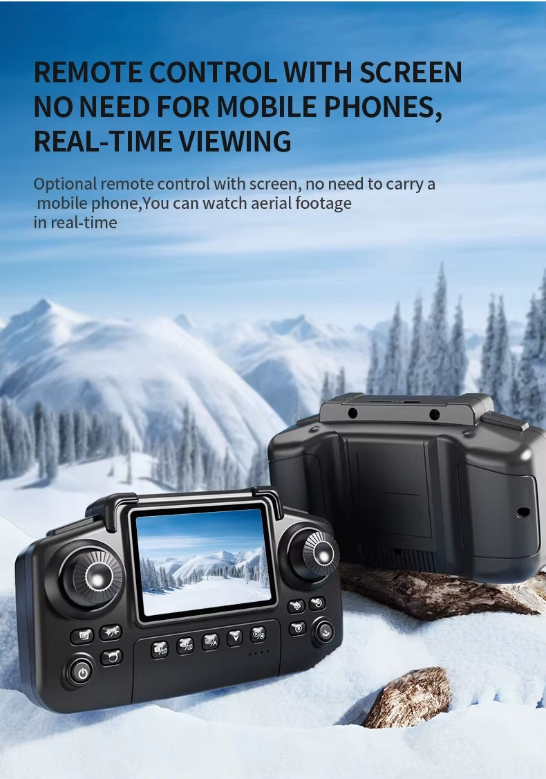 Professinal K13MAX RC Drone 8K HD Cameras WIFI FPV Height Hold Gesture Photography Foldable Quadcopter Screen Remote Control Toy