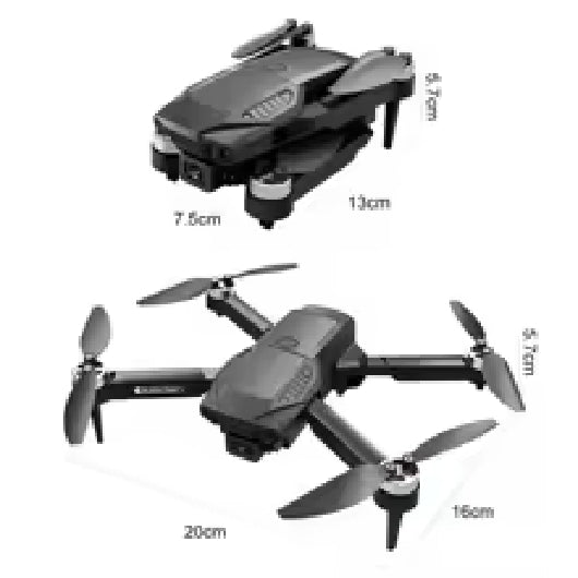 KBDFA F198 Drone WIFI FPV HD Aerial Photography Wide Angle Dual Camera Professional With 1080P Brushless RC Foldable Quadcopter