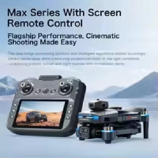 GT8 Rc Drone Profesional HD Dual Camera With Screen FPV WIFI Brushless Motor Obstacle Avoidance FPV Quadcopter Toys
