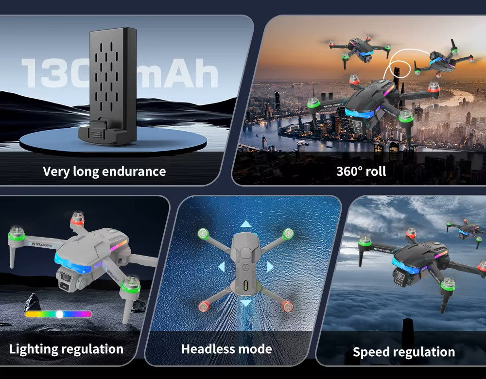 Drone F177 Screen Control Drone 8K Professional Camera HD Aerial Photography Dual-Camera Omnidirectional Obstacle Avoidance