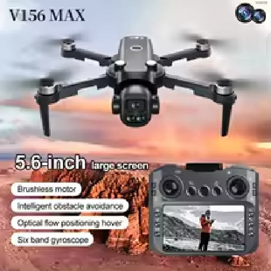V156 Max RC Drone Professional HD Camera with 5G WiFi UAV Screen Remote Control Brushless Obstacle Avoidance Quadcopter