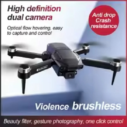 KBDFA F198 Drone WIFI FPV HD Aerial Photography Wide Angle Dual Camera Professional With 1080P Brushless RC Foldable Quadcopter