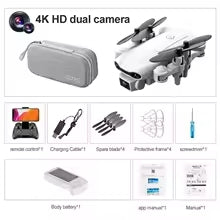 4DRC V9 Mini Drone with 4K HD Camera WiFi FPV RC Drones Air Pressure Altitude Hold Foldable Quadcopter Dron Gift Toys Gray