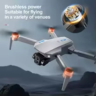 E88GT Drone Air Large Screen Controlled Dual Cameras UAV Brushless Motor Optical Flow Positioning Remote Control Aircraft