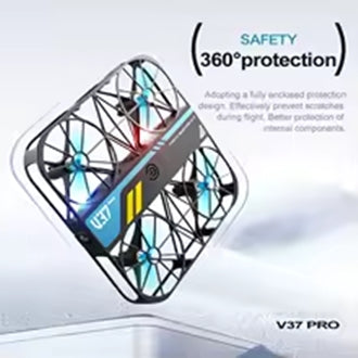 4DRC V37 New Mini 8K Drone with Camera 4K HD Easy To Carry WiFi FPV Dron Pocket Rc Helicopter Quadcopter Family Toys Gift