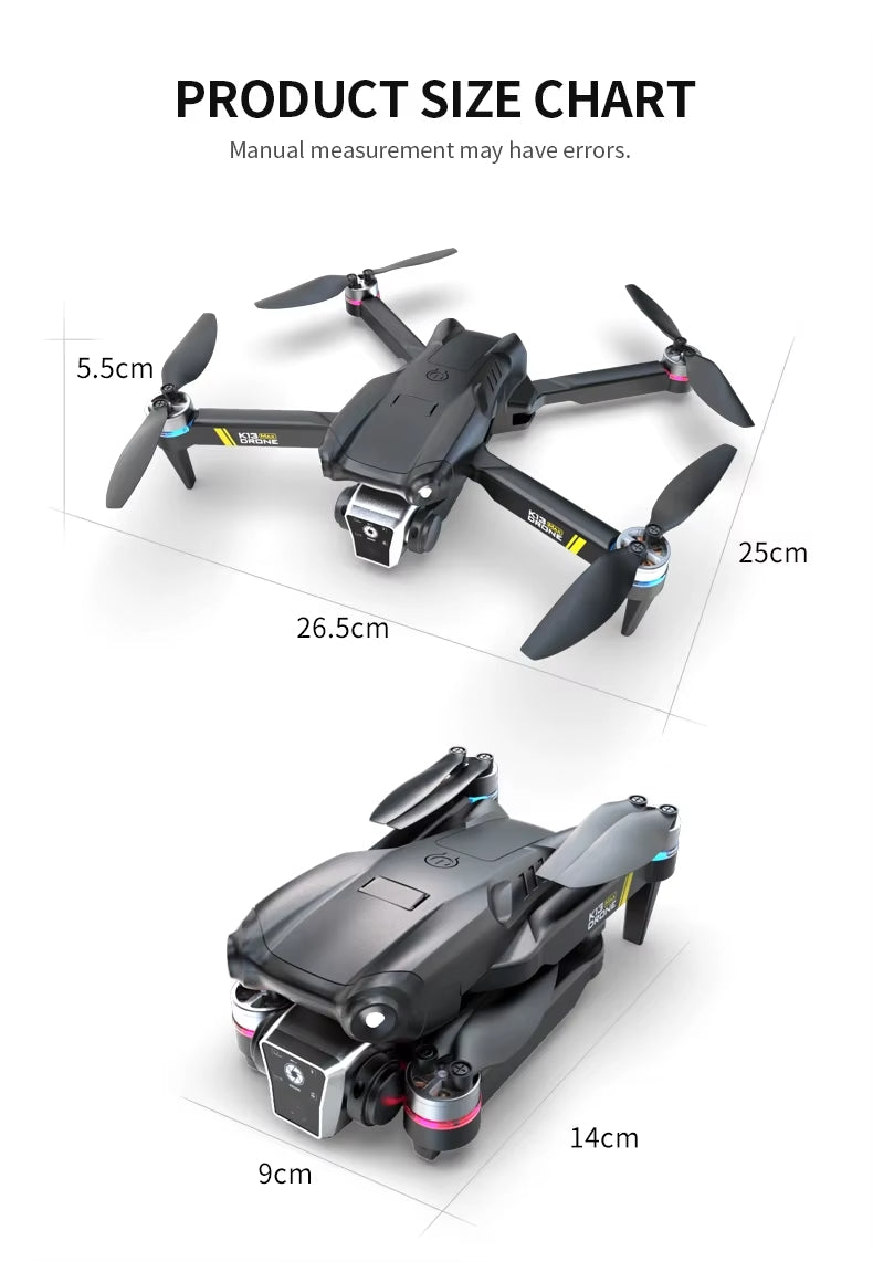 Professinal K13MAX RC Drone 8K HD Cameras WIFI FPV Height Hold Gesture Photography Foldable Quadcopter Screen Remote Control Toy