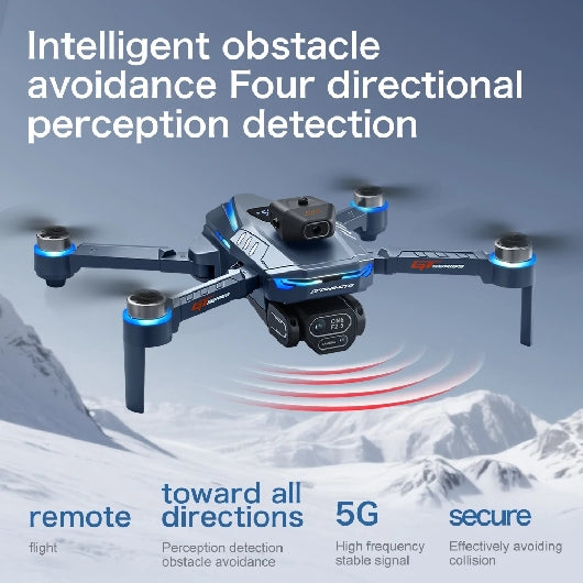 GT8 Rc Drone Profesional HD Dual Camera With Screen FPV WIFI Brushless Motor Obstacle Avoidance FPV Quadcopter Toys