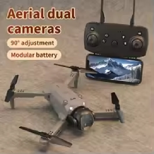 H20 - E4 Drone Remote Control Optical Flow Hovering HD Dual Camera Aircraft New Children's Toy Aircraft Fixed Height Quadcopter