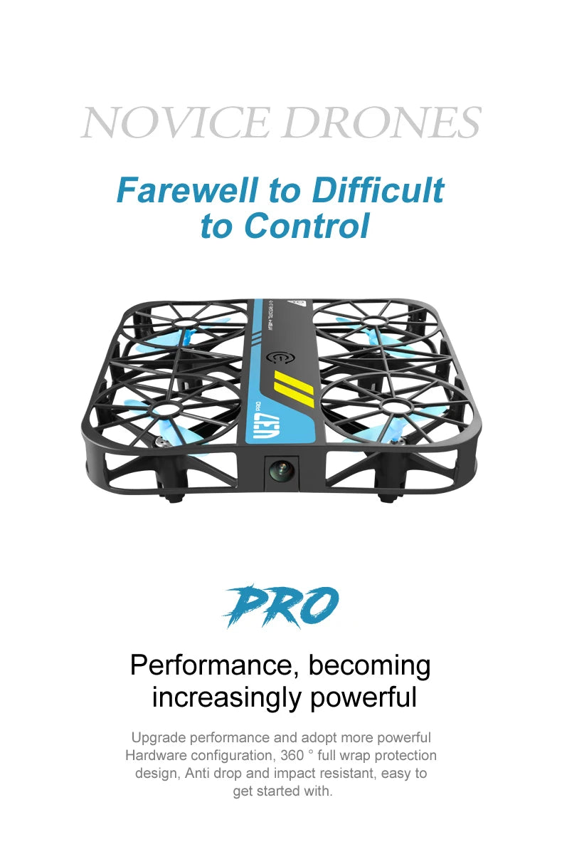 4DRC V37 New Mini 8K Drone with Camera 4K HD Easy To Carry WiFi FPV Dron Pocket Rc Helicopter Quadcopter Family Toys Gift