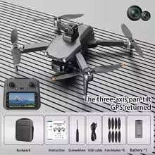 L600 PRO Max GPS Drone 8K Profesional HD Camera 3-axis gimbal Aerial Photography Obstacle Avoidance Upgrade Screen FPV Drone 5KM