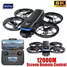 SG800 Pro Drone with Screen Remote Control 8K HD Dual Camera Brushless Motor Obstacle Avoidance UFO Quadcopter Toy