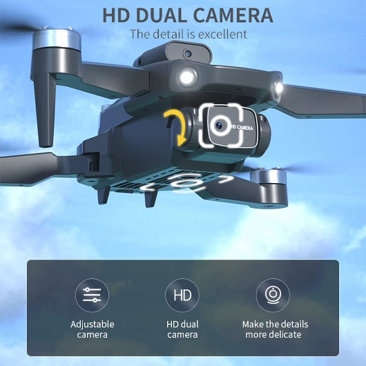 D76 Remote Control Drone 1080P Dual Camera Brushless Motor Obstacle Avoidance Aerial Photography Optical Flow Quadcopter Drone
