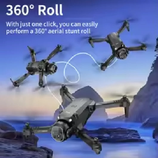 H20 - E4 Drone Remote Control Optical Flow Hovering HD Dual Camera Aircraft New Children's Toy Aircraft Fixed Height Quadcopter