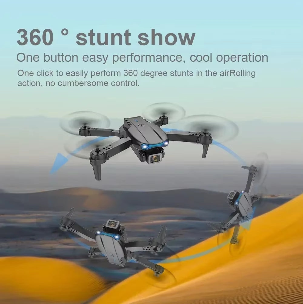 E99 Pro Drone Quadcopter Remote Control Handle Four Axis Aircraft HD 4K Photography UAV Altitude Fixation Helicopter Toys