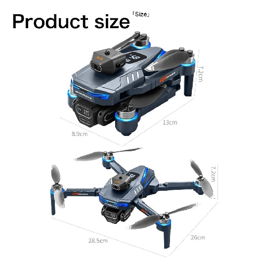 GT8 Rc Drone Profesional HD Dual Camera With Screen FPV WIFI Brushless Motor Obstacle Avoidance FPV Quadcopter Toys