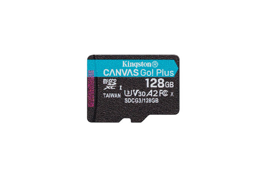 Kingston Canvas Go! Plus microSD Card 128GB - Drone Accessories
