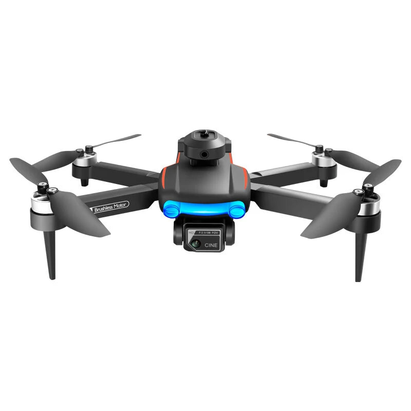 KDiRC K102 MAX WiFi FPV with Dual HD Camera 360° Obstacle Avoidance Optical Flow Positioning LED Brushless Foldable RC Drone Quadcopter RTF - Black Two Batteries