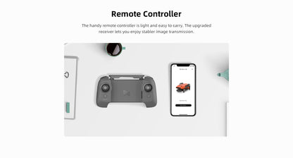 FIMI Mini 3 SE Drone, 250g Lightweight, 4K/30fps Video,  3-Axis Gimbal, 9km Range, Orange, 3 Inteligent Flight Battery