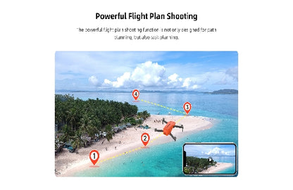 FIMI Mini 3 SE Drone, 250g Lightweight, 4K/30fps Video,  3-Axis Gimbal, 9km Range, Orange, 2 Inteligent Flight Battery