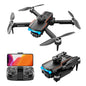 KDiRC K102 MAX WiFi FPV with Dual HD Camera 360° Obstacle Avoidance Optical Flow Positioning LED Brushless Foldable RC Drone Quadcopter RTF - Black Two Batteries