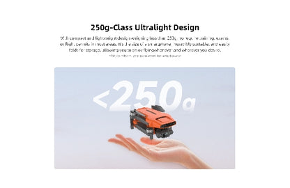 FIMI Mini 3 SE Drone, 250g Lightweight, 4K/30fps Video,  3-Axis Gimbal, 9km Range, Orange, 2 Inteligent Flight Battery