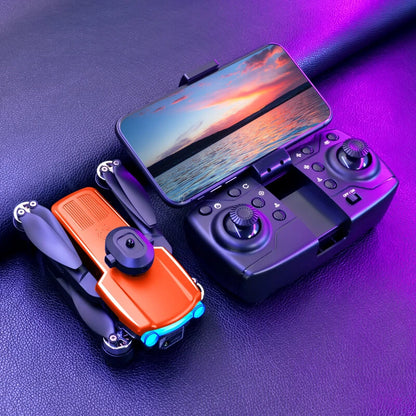 KDiRC K102 MAX WiFi FPV with Dual HD Camera 360° Obstacle Avoidance Optical Flow Positioning LED Brushless Foldable RC Drone Quadcopter RTF - Black Two Batteries