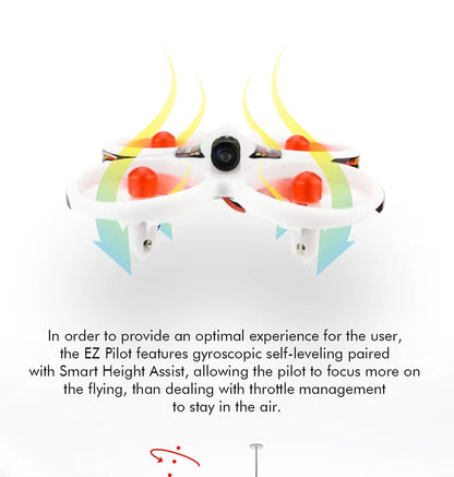 Emax EZ Pilot 82MM Mini 5.8G Indoor FPV Racing Drone RTF /BNF with Goggle Glasses 600TVL CMOS Camera 37CH 25mW