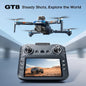 GT8 Rc Drone Profesional HD Dual Camera With Screen FPV WIFI Brushless Motor Obstacle Avoidance FPV Quadcopter Toys