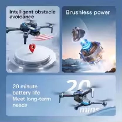 GT8 Rc Drone Profesional HD Dual Camera With Screen FPV WIFI Brushless Motor Obstacle Avoidance FPV Quadcopter Toys