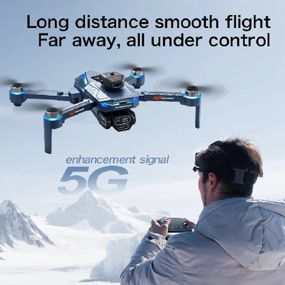 GT8 Rc Drone Profesional HD Dual Camera With Screen FPV WIFI Brushless Motor Obstacle Avoidance FPV Quadcopter Toys