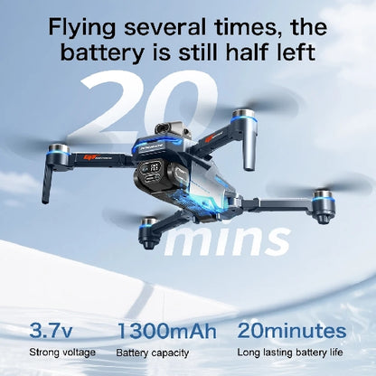GT8 Rc Drone Profesional HD Dual Camera With Screen FPV WIFI Brushless Motor Obstacle Avoidance FPV Quadcopter Toys