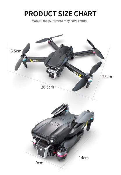Professinal K13MAX RC Drone 8K HD Cameras WIFI FPV Height Hold Gesture Photography Foldable Quadcopter Screen Remote Control Toy