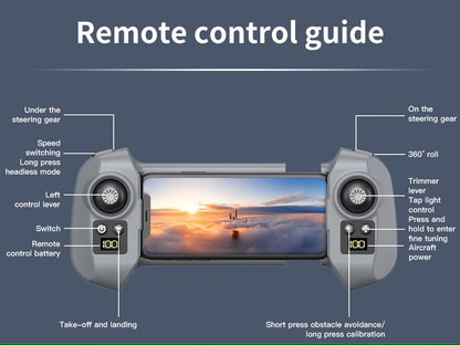 Drone F177 Screen Control Drone 8K Professional Camera HD Aerial Photography Dual-Camera Omnidirectional Obstacle Avoidance