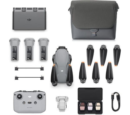 DJI Air 3S Drone Fly More Combo with RC-N3 Remote Controller - Grey