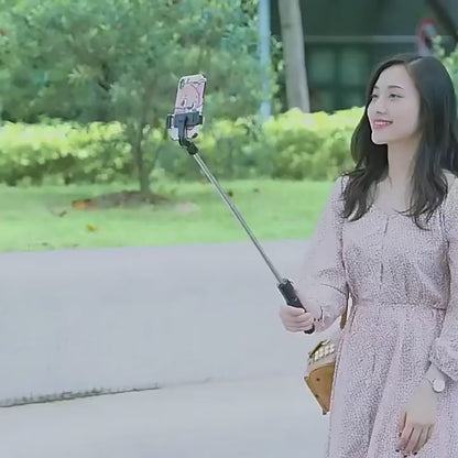 H1 Wireless Bluetooth Selfie Stick tripod monopod stand Phone holder for Outdoor travel 3 IN 1