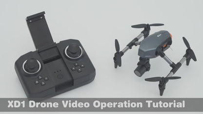 XD1 Pro Mini Drone 4K 8K Dual Camera WIFI Alloy Anti-drop Optical Flow Positioning Quadcopter Remote Control Gift RC Toy